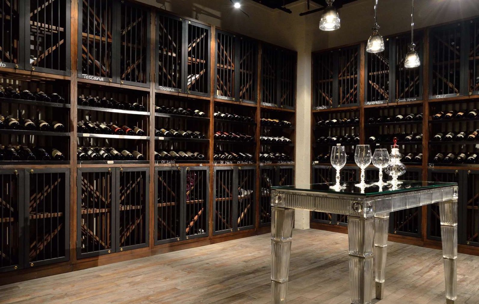 modern wine rack Brisbane
